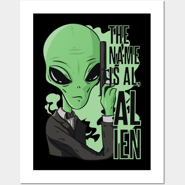 Extraterrestrial Encounter Wall Art by Life2LiveDesign